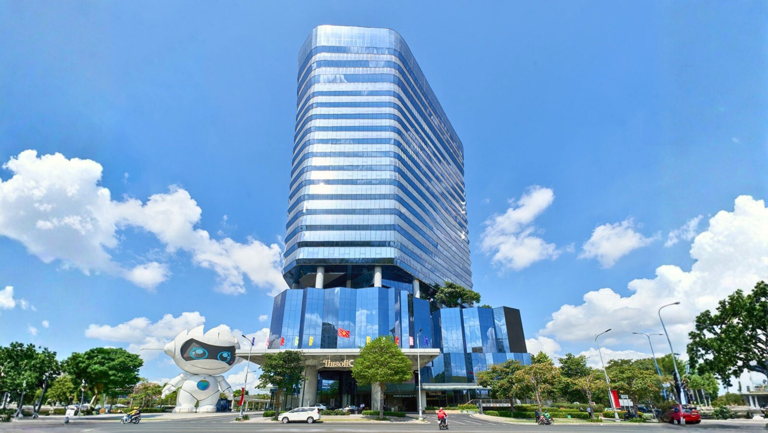 Thisofic Tower tọa lạc trên đường Mai Chí Thọ (Khu đô thị Sala)
